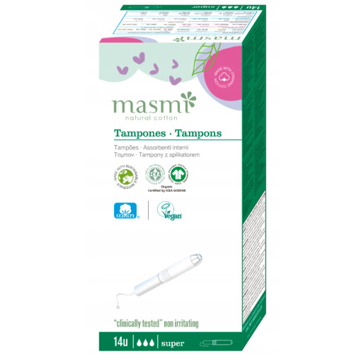 Тампони Masmi Super з аплікатором, 14 шт